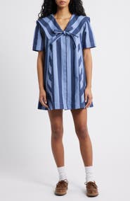 Damson Madder Goldie Stripe Minidress