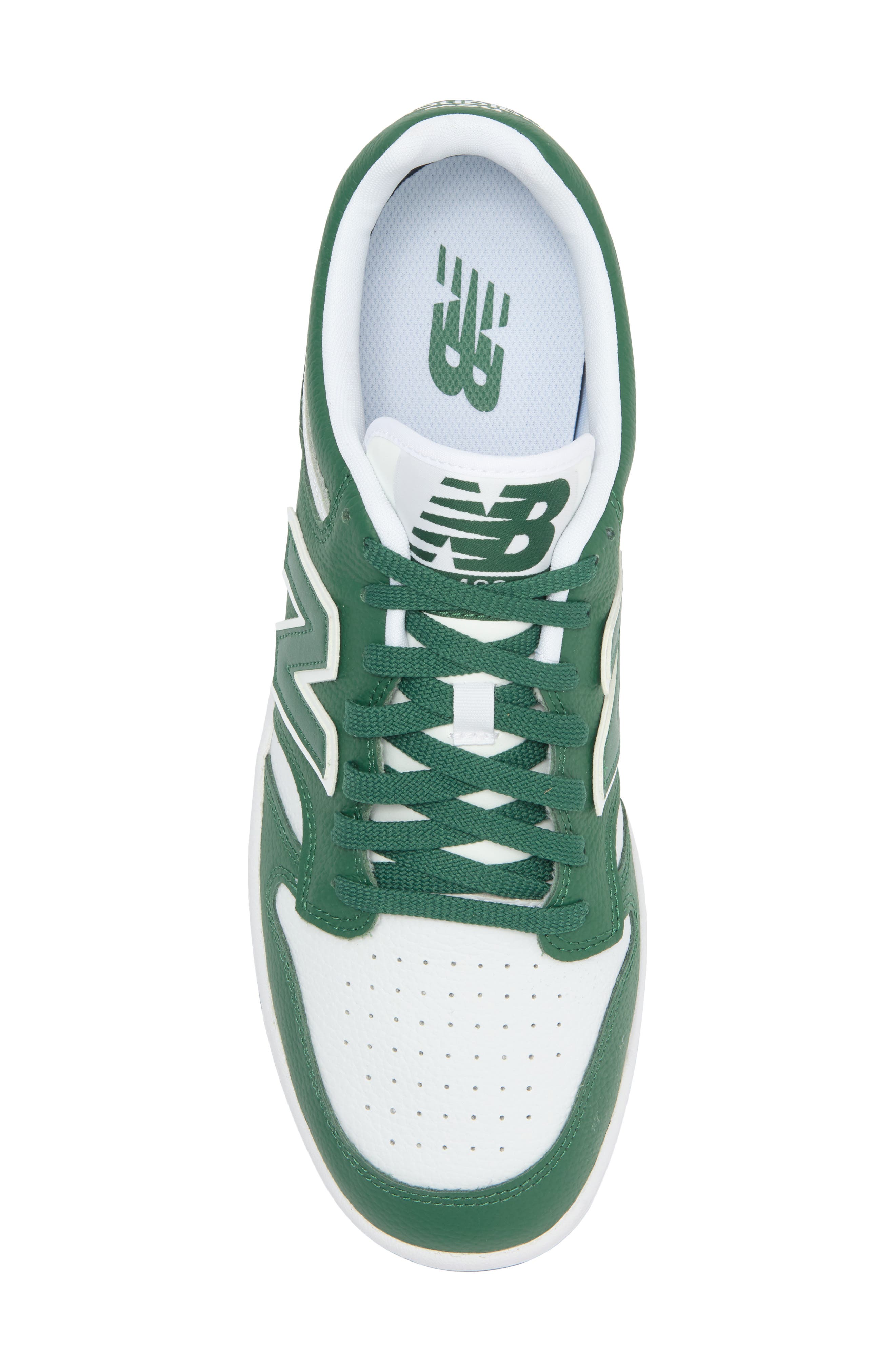 New Balance 480 Basketball Sneaker, Alternate, color, Team Forest Green/ White