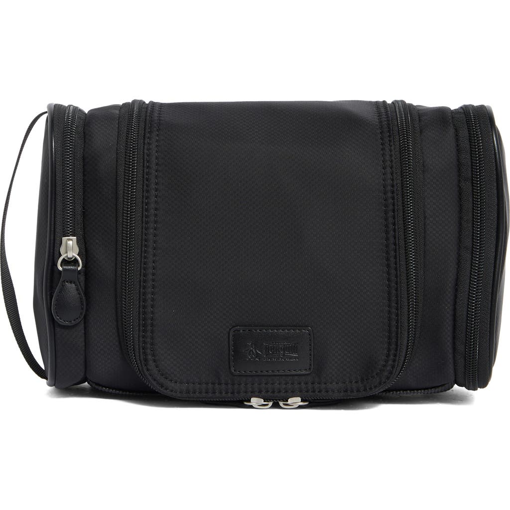 Original Penguin Ripstop Hanging Toiletry Bag in Black at Nordstrom Rack