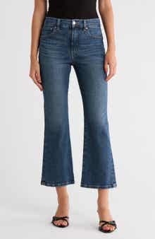 ÉTICA Anya High Waist Crop Flare Leg Jeans
