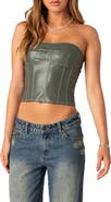 EDIKTED Moss Corset Top