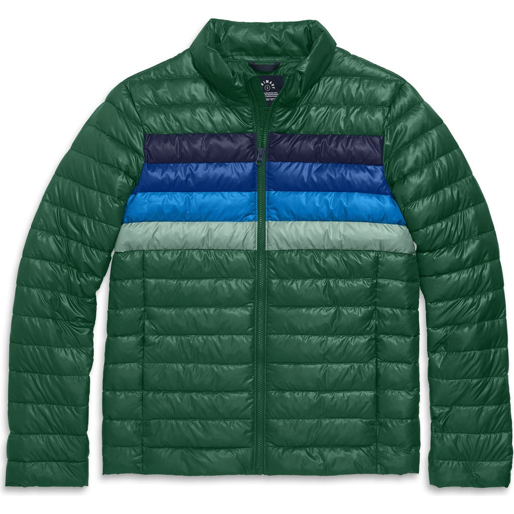 PRIMARY PRIMARY GROWN-UPS PUFFER JACKET IN STRIPE