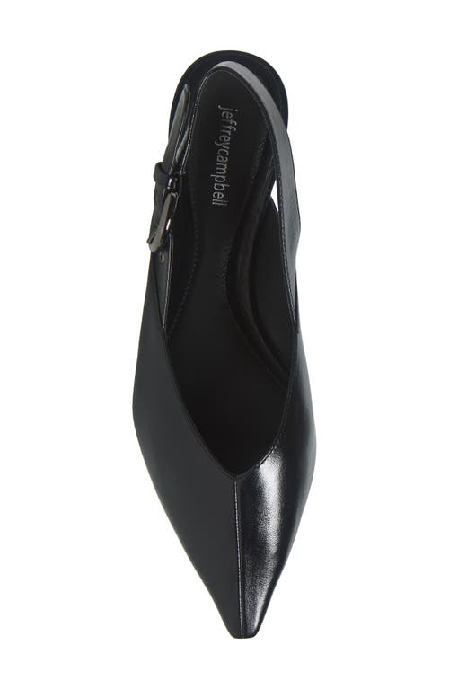 JEFFREY CAMPBELL JEFFREY CAMPBELL SCONE SLINGBACK POINTED TOE FLAT