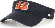 '47 Men's '47 Black Cincinnati Bengals Clean Up Visor