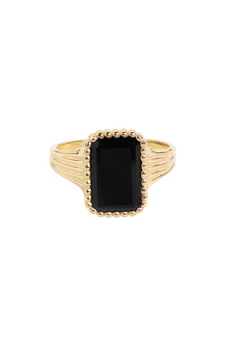 YS GEMS Black Onyx Ring, Alternate, color, Black