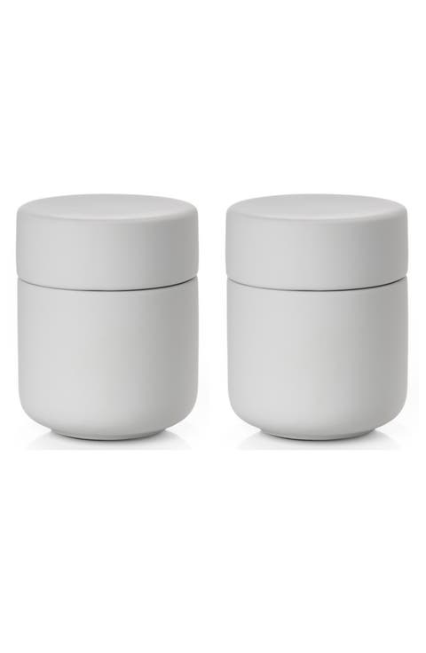 Ume Set of 2 Ceramic Jars
