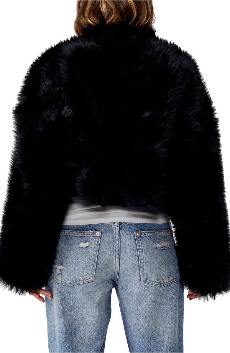 Free People All Night Faux Fur Jacket, Alternate, color,