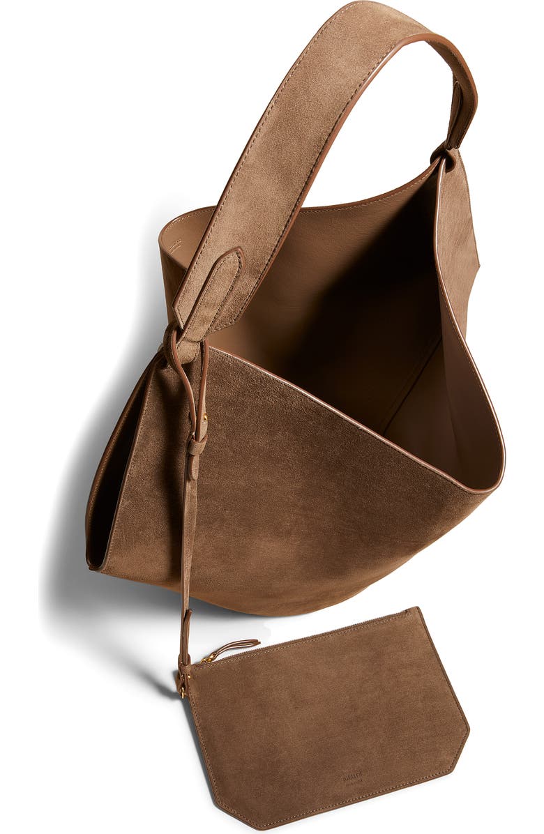 Khaite Medium Lotus Leather Tote, Alternate, color,