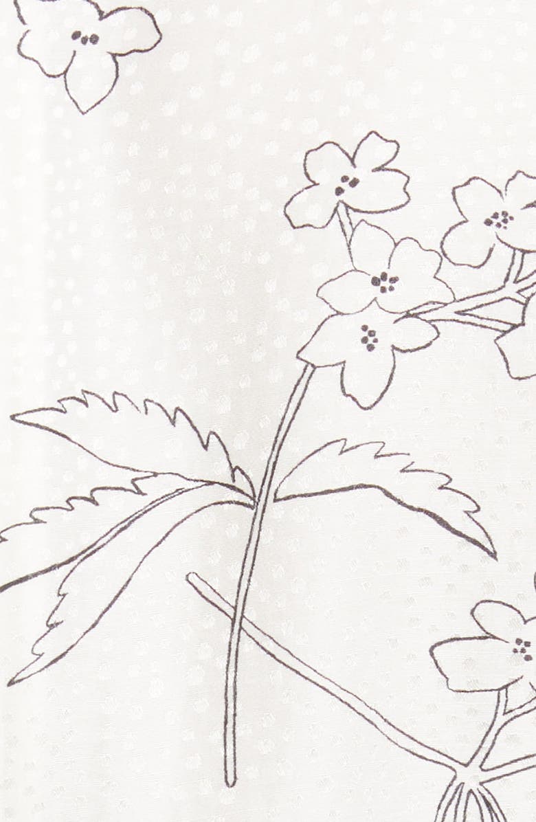 Tailored by Rebecca Taylor Floral Mixed Media Jumpsuit, Alternate, color, 