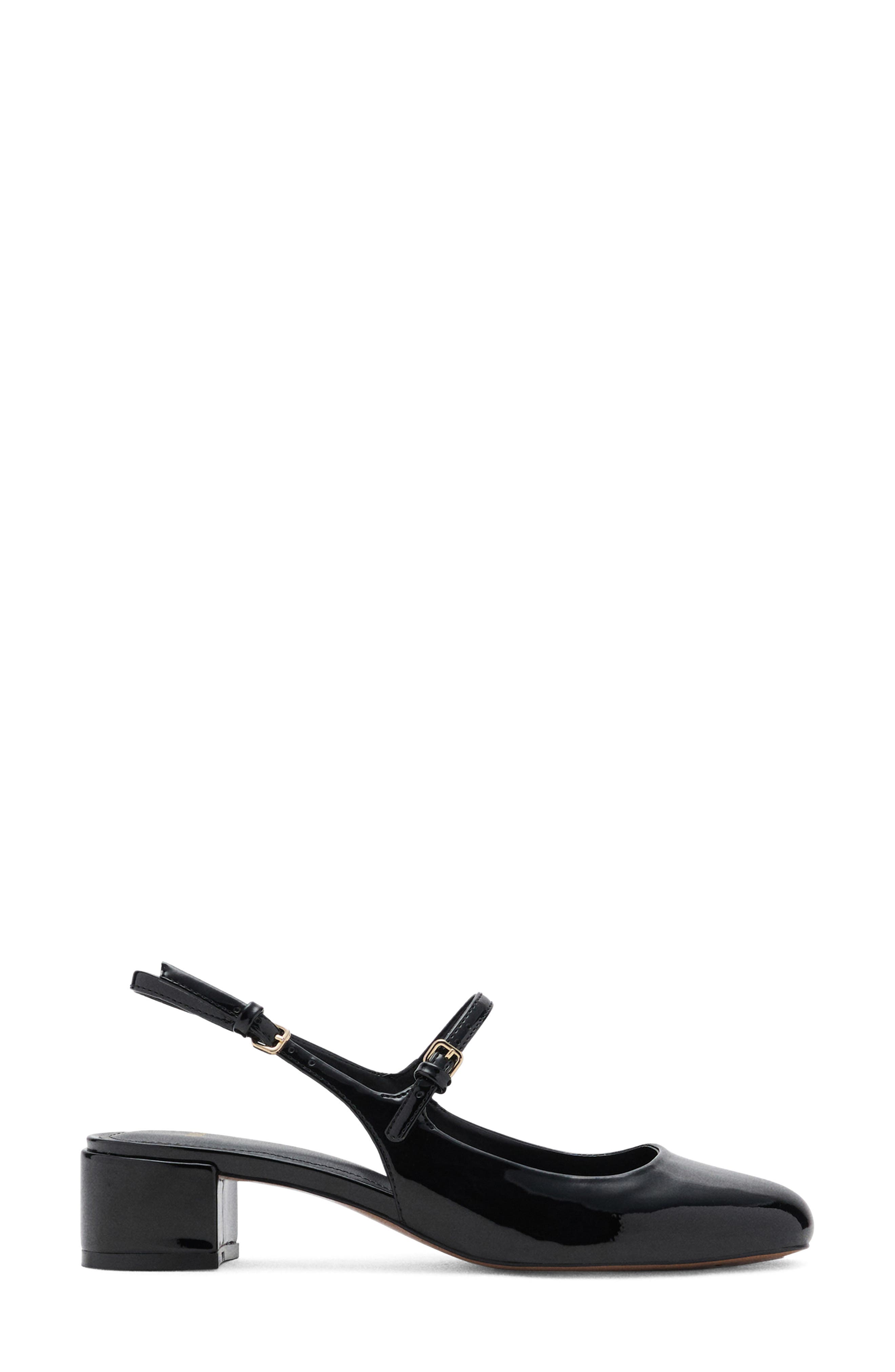 MANGO Slingback Pump, Alternate, color, Black