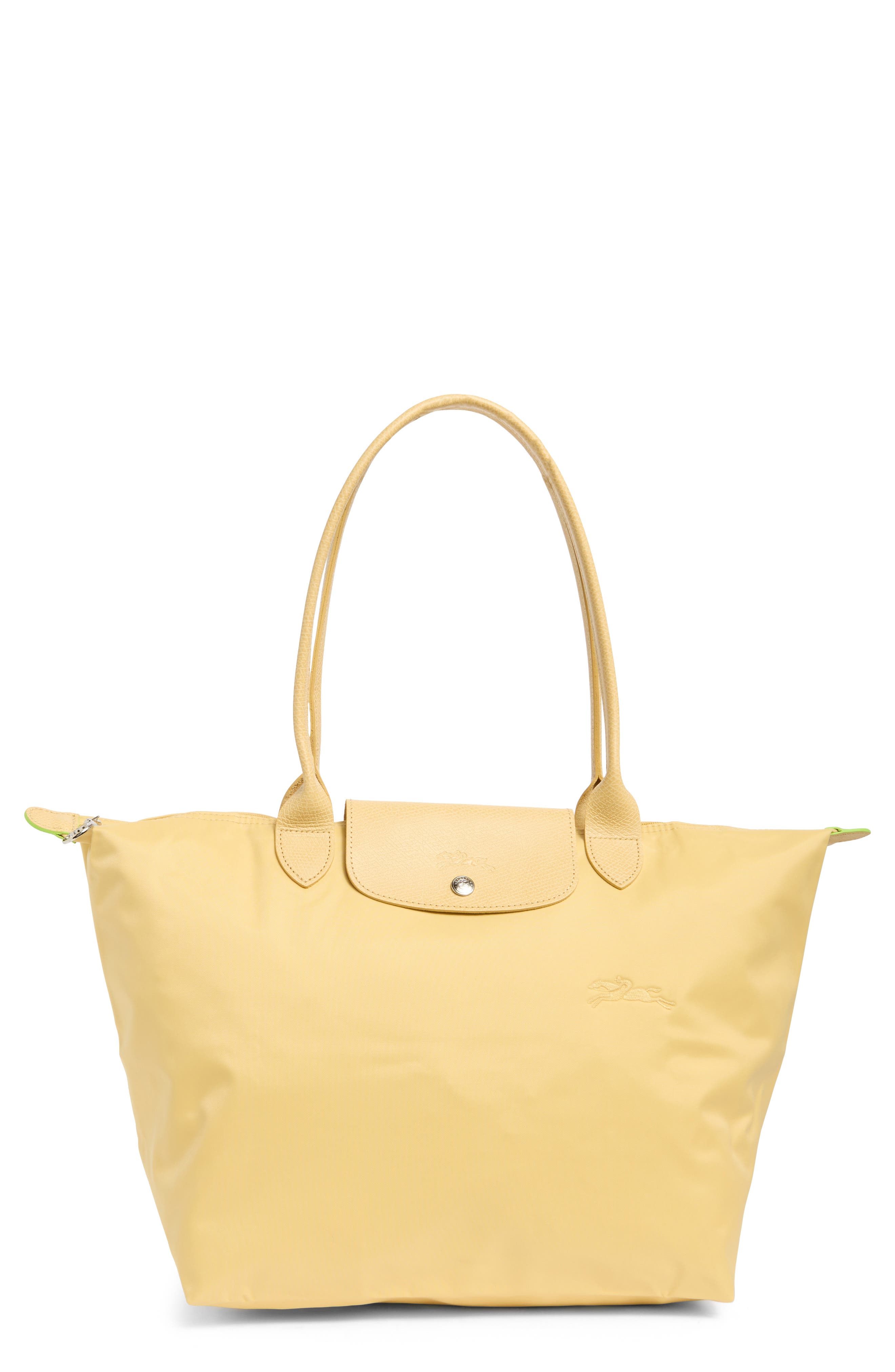 Longchamp Large Le Pliage Green Recycled Canvas Tote, Main, color, 