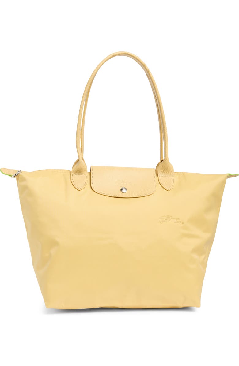 Longchamp Large Le Pliage Green Recycled Canvas Tote, Main, color,