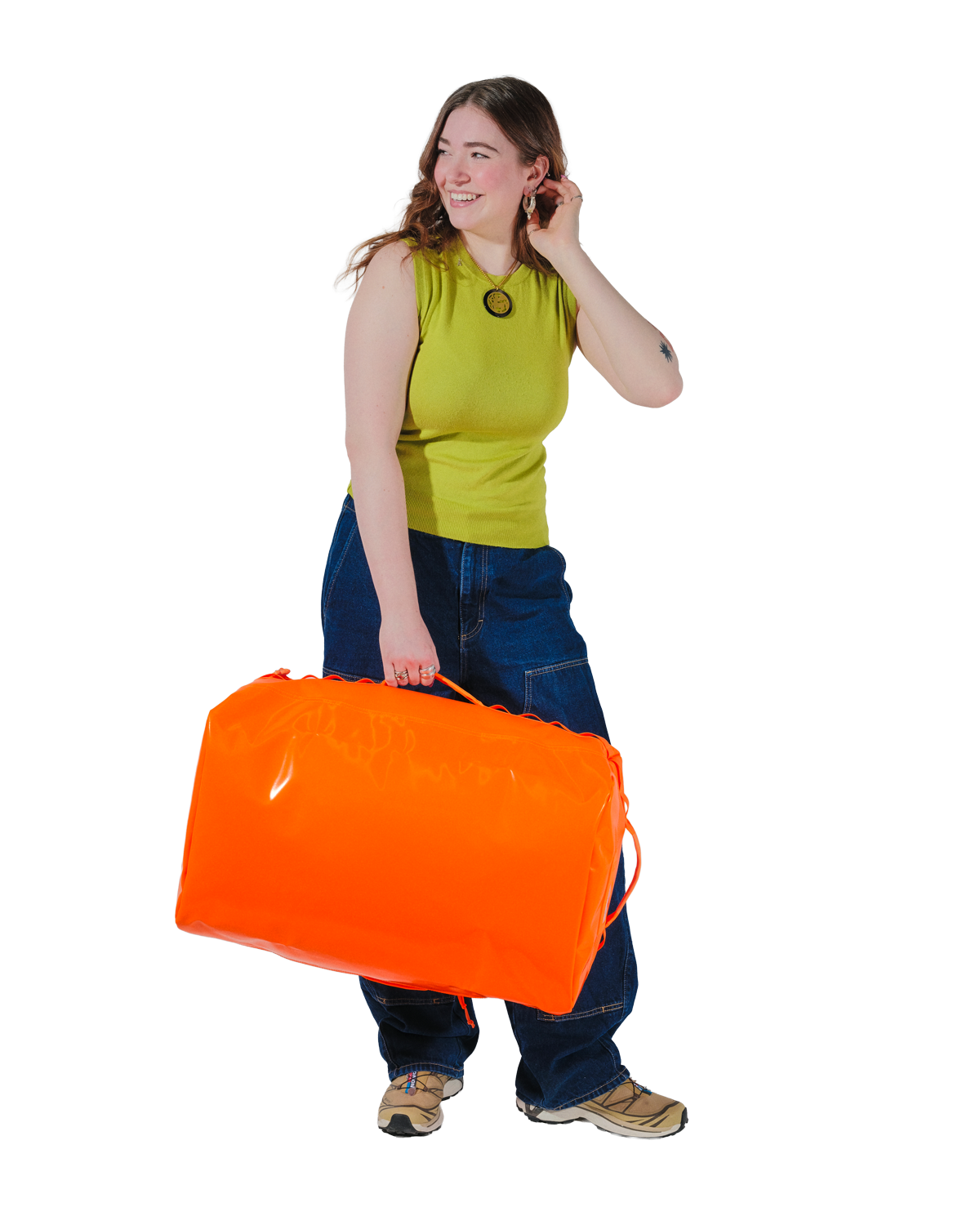 New Go-Bag Duffle Big 60L, Alternate, color, Orange