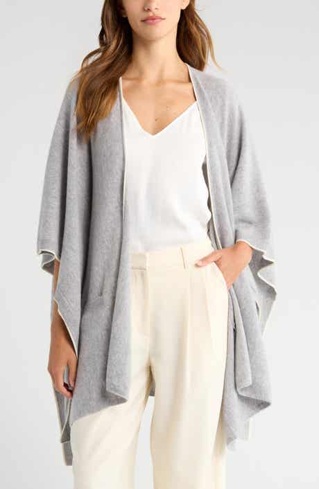 Vince Tipped Cashmere Wrap