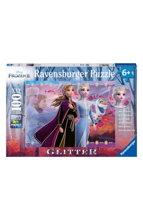 Kids' Frozen II 100-Piece Glitter Puzzle