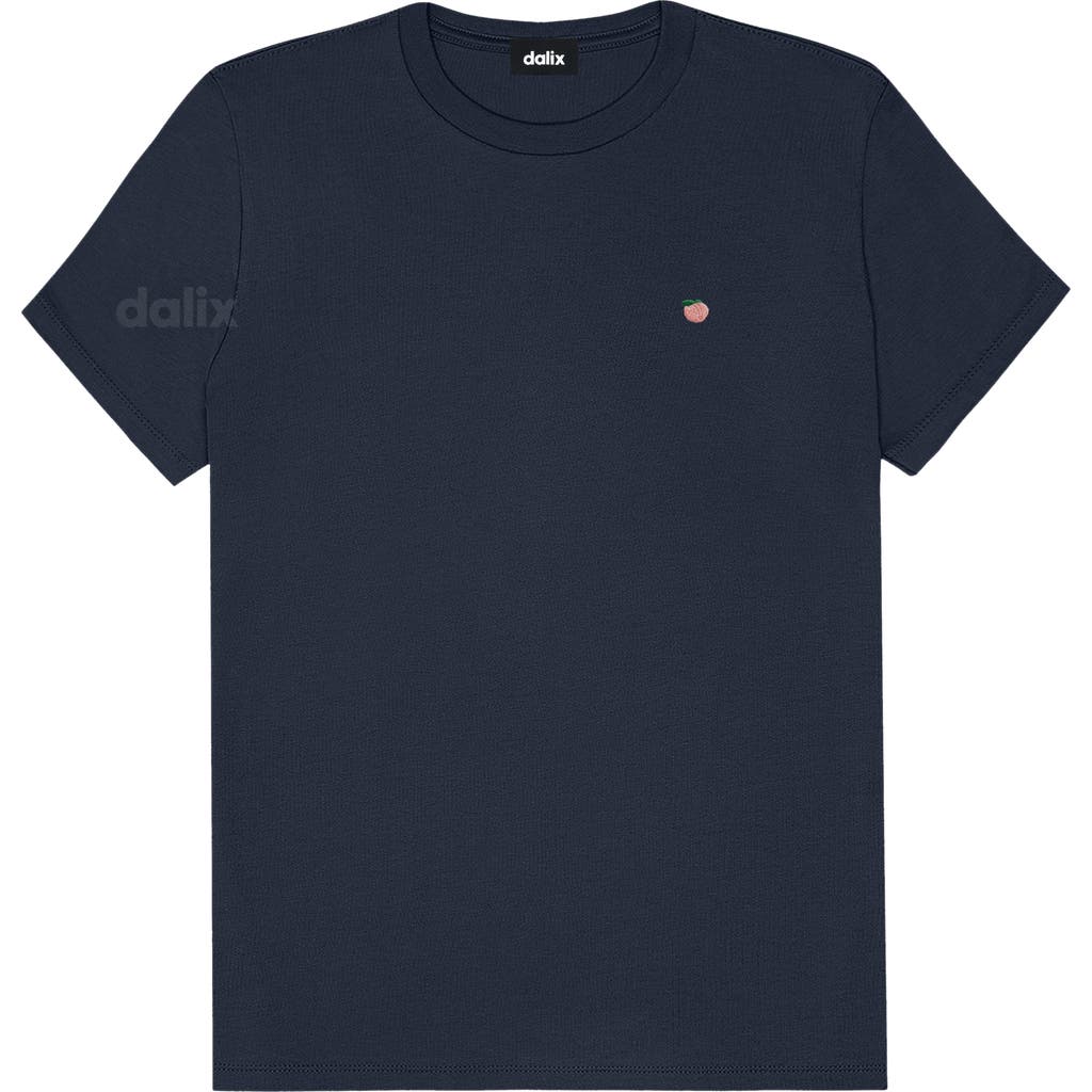 Dalix Womens Lil Peach Jersey Tee In Blue