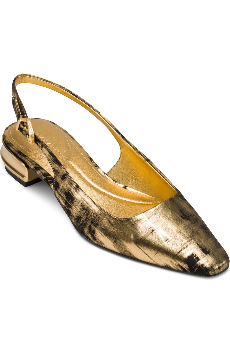 Donna Karan New York Savita Slingback Pump, Main, color, Black/ Gold