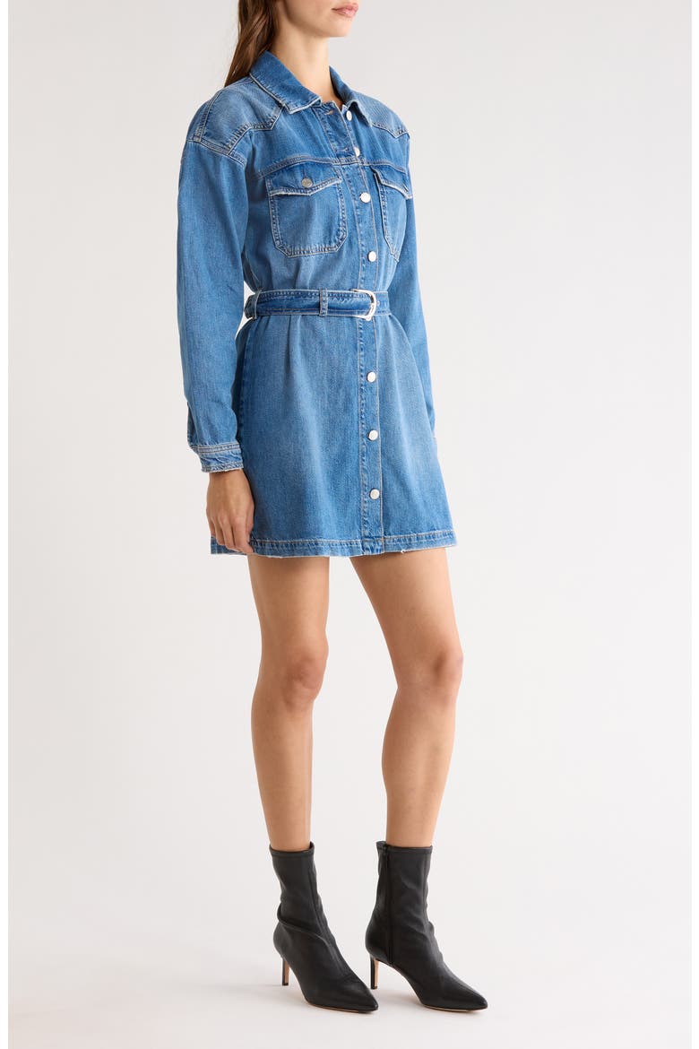 Tustin Denim Shirtdress, Alternate, color, SKYRIDE