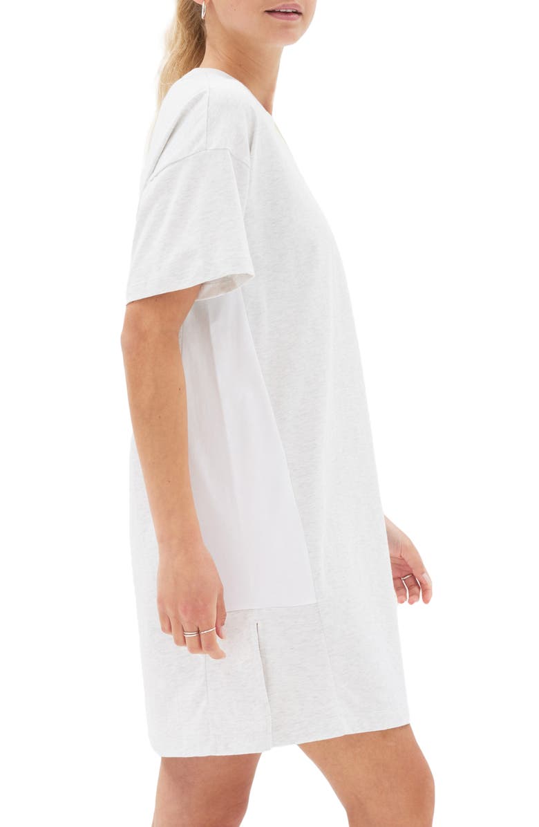 New Balance Athletics Cotton T-Shirt Dress, Alternate, color, Sea Salt
