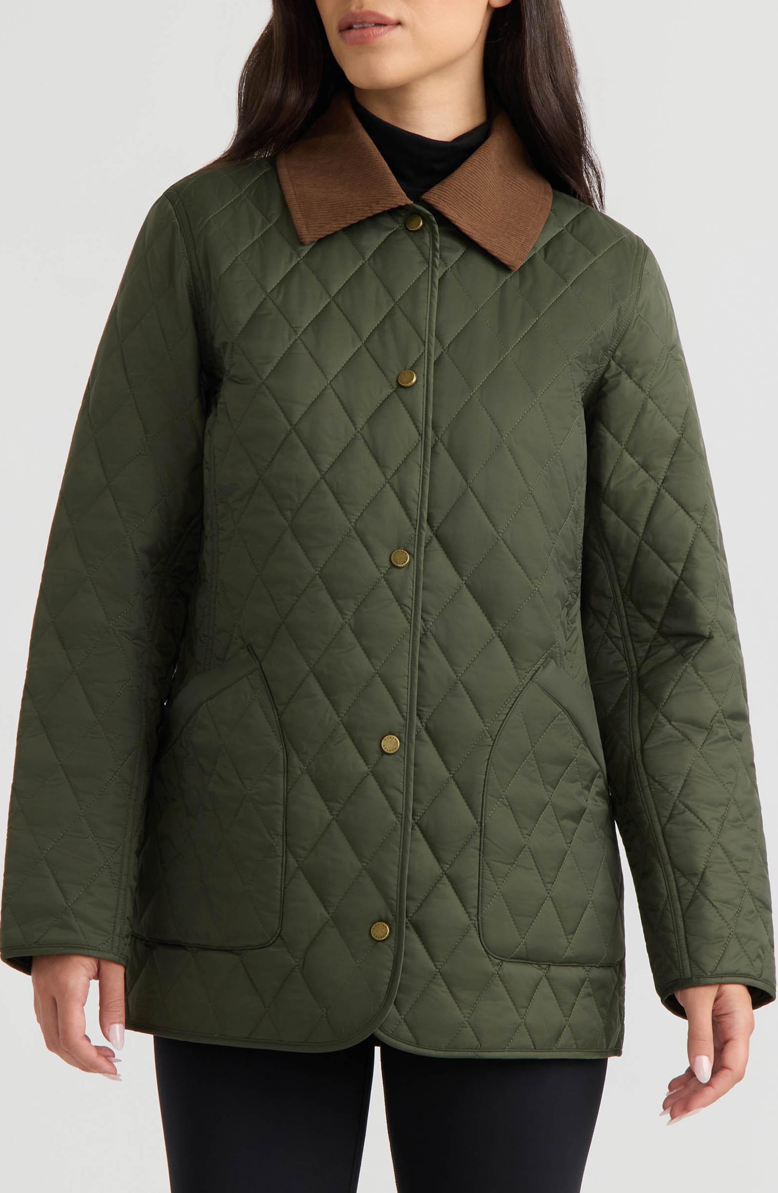 Rachel Diamond Quilted Barn Jacket