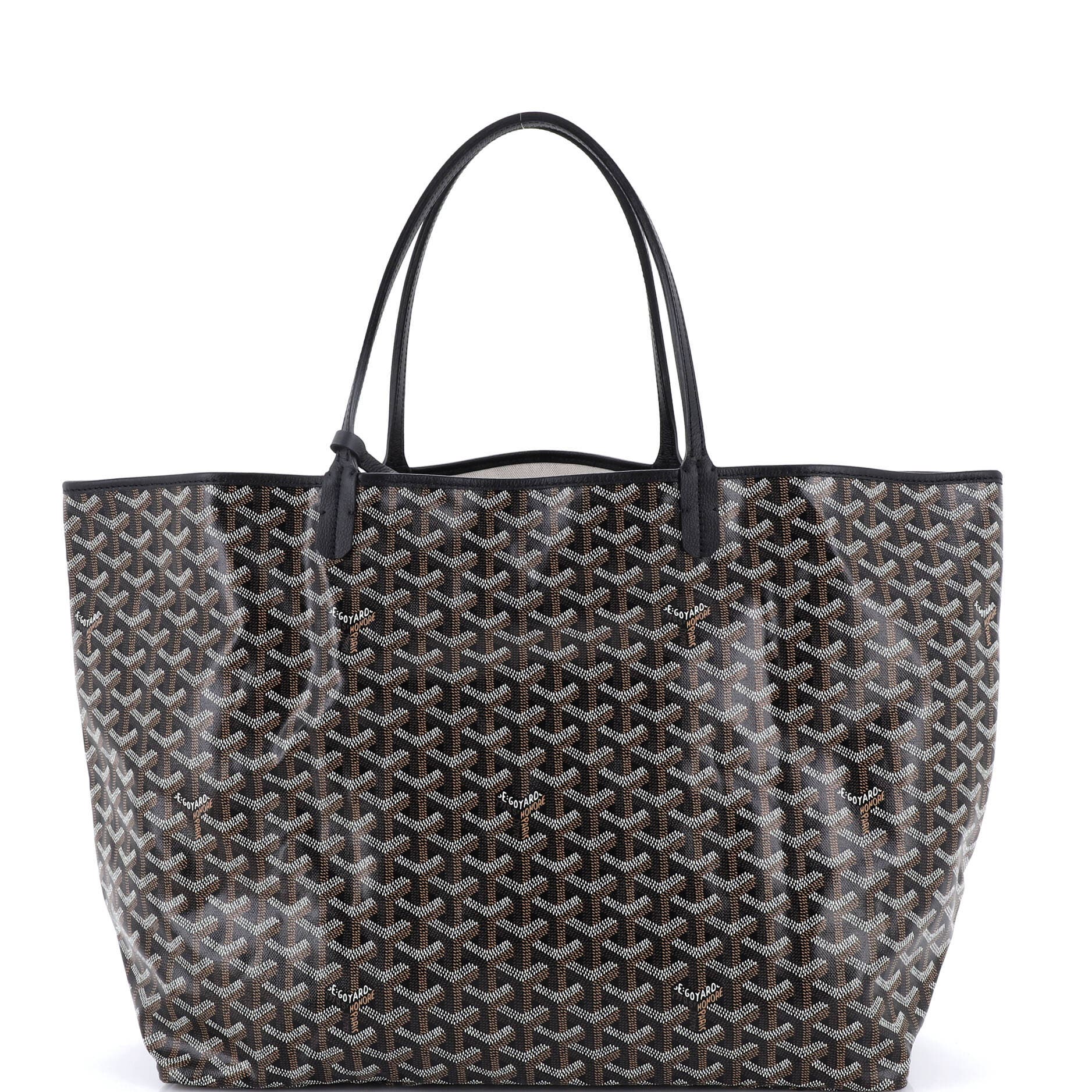 Pre-Owned Goyard Saint Louis Tote Coated Canvas GM, Main, color, 