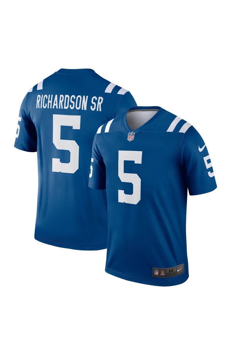 Nike Men's Nike Anthony Richardson Sr. Royal Indianapolis Colts Team Legend Jersey, Main, color, Royal