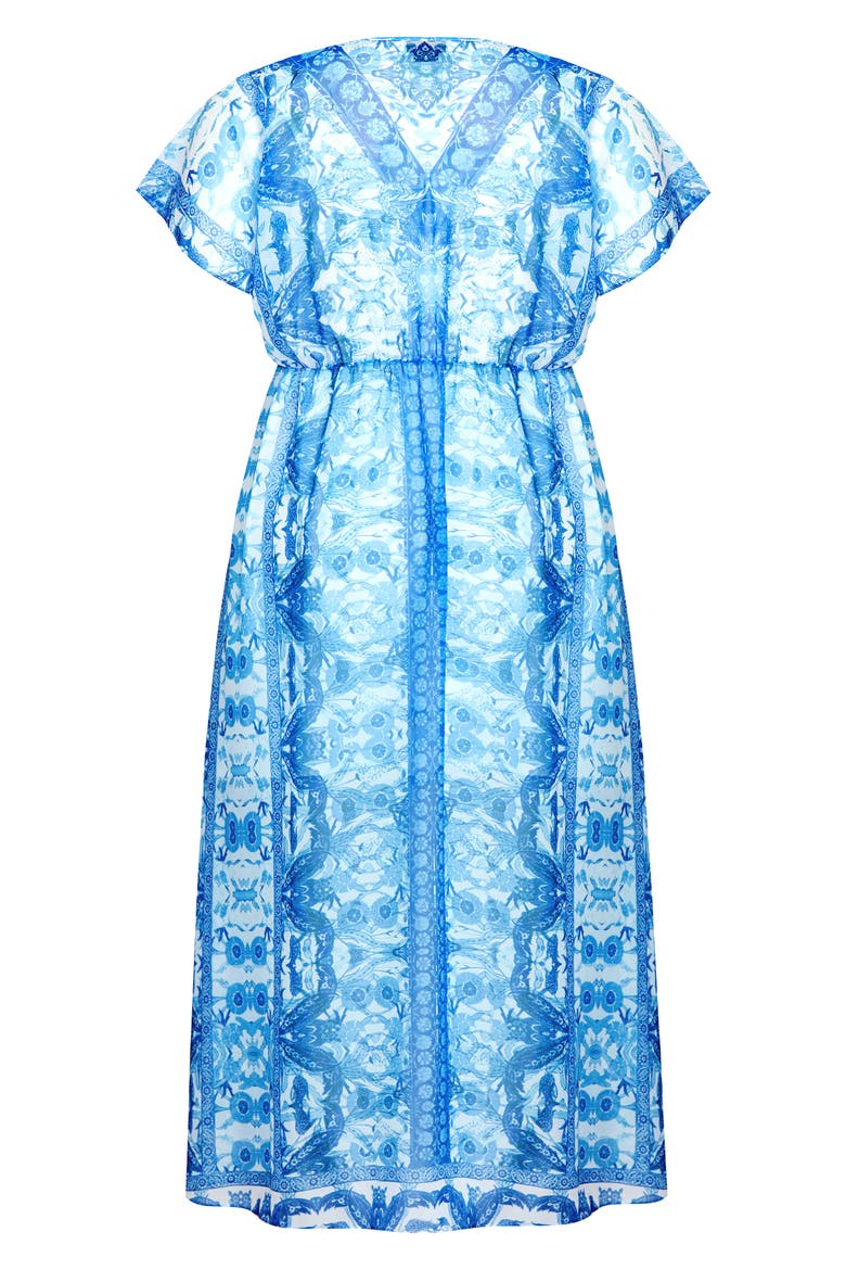 Mykonos Midi Dress, Alternate, color, MYKONOS