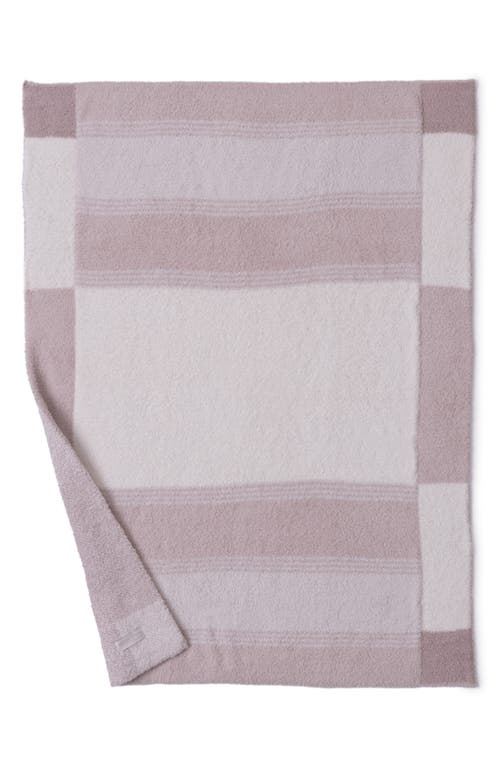 Barefoot Dreams Cozychic® Costa Colorblock Stroller Blanket In Pink