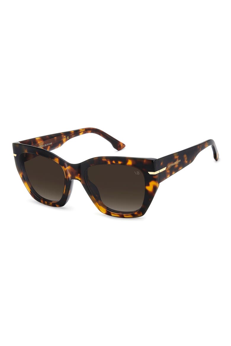 VB 7017/S 52mm Rectangular Sunglasses, Alternate, color, HAVANA/ BROWN SF
