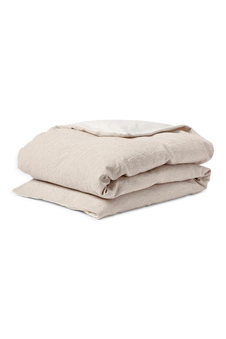 Toro Canyon Organic Cotton Duvet Cover, Alternate, color, NUTMEG