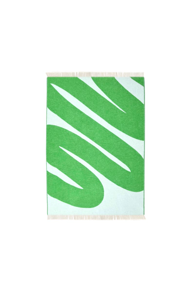 Maison Deux Swirl Blanket, Alternate, color, Open White