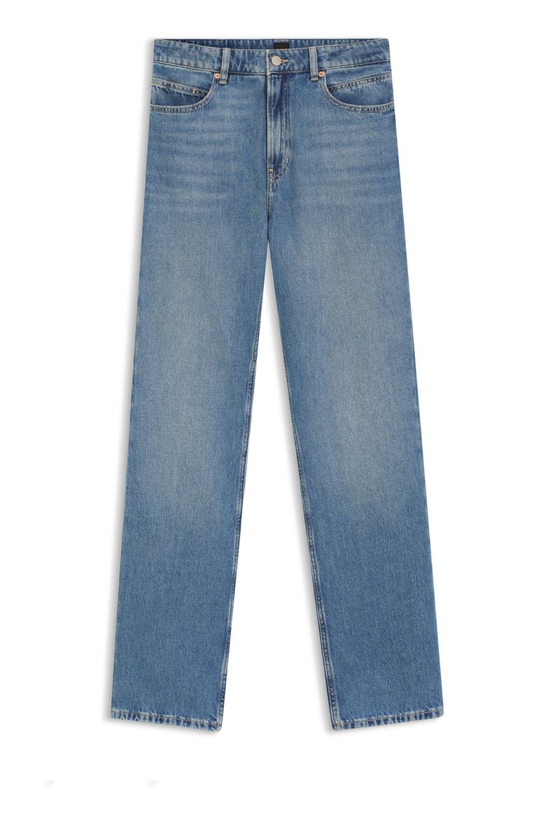 Ada High Waist Wide Leg Jeans, Alternate, color, OPEN BLUE