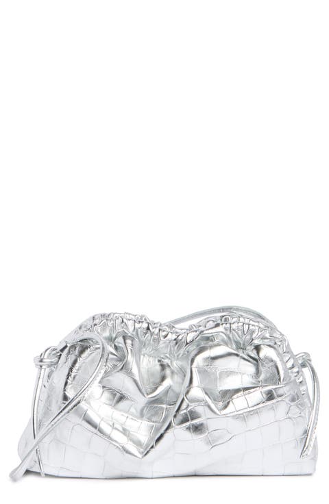 Mini Cloud Leather Clutch