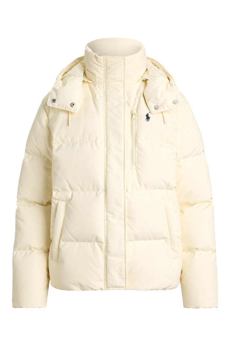 Water Repellent 750 Fill Power Down Puffer Jacket, Alternate, color, ESTATE CREAM