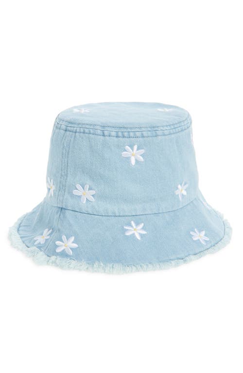 The Accessory Collective Kids' Daisy Denim Bucket Hat