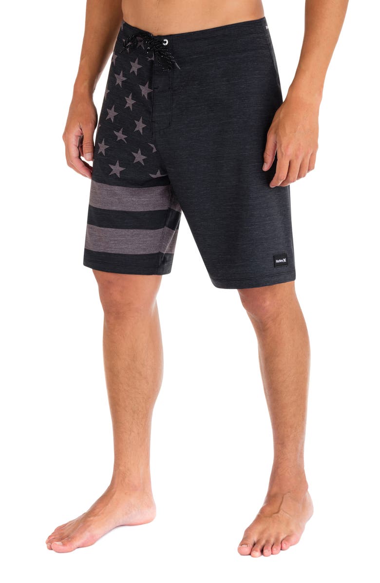 Hurley Print Swim Trunks, Alternate, color, 