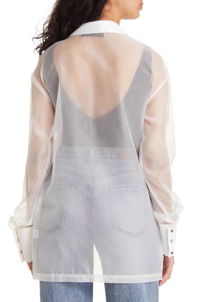 AZALEA WANG Mixed Media Blazer, Alternate, color, 