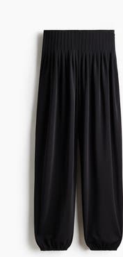 H&M Pleated Barrel-leg Trousers