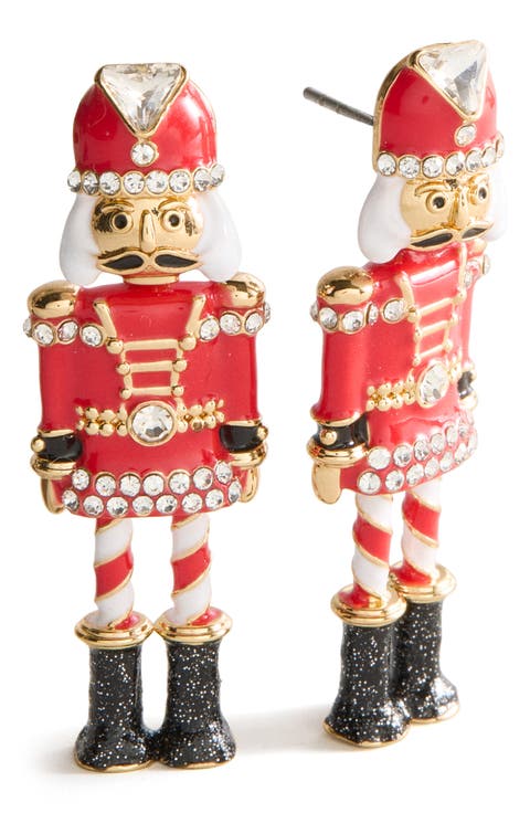Marching On Nutcracker Drop Earrings