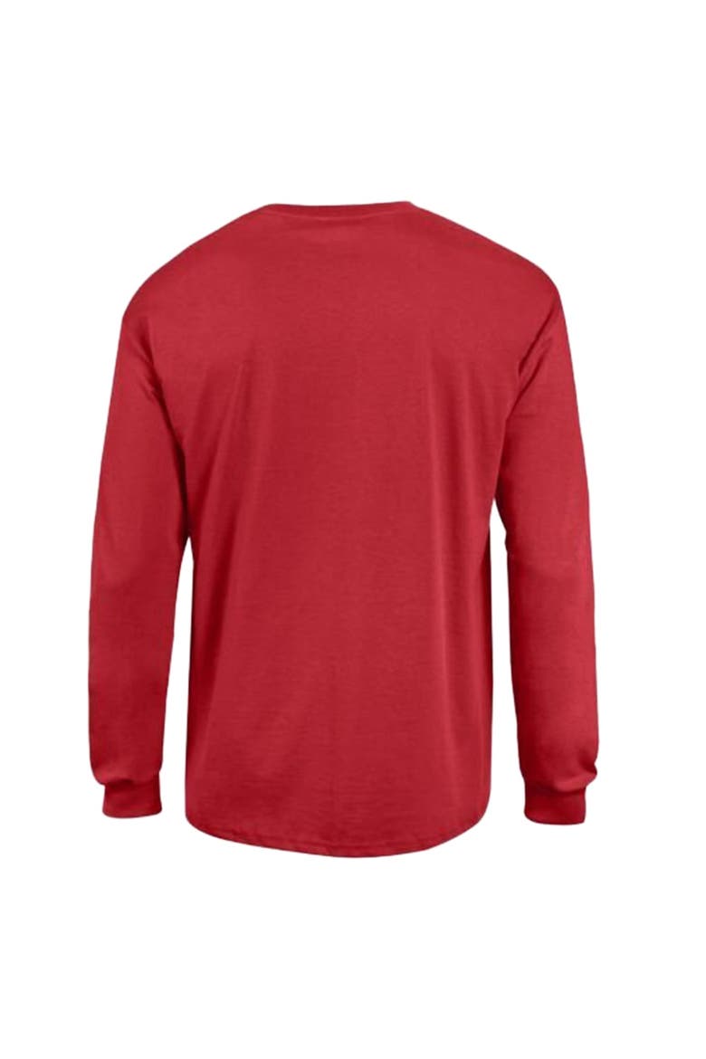 Men's Champion Red Atlanta Falcons Arch Over Logo Long Sleeve T-Shirt, Alternate, color, Red