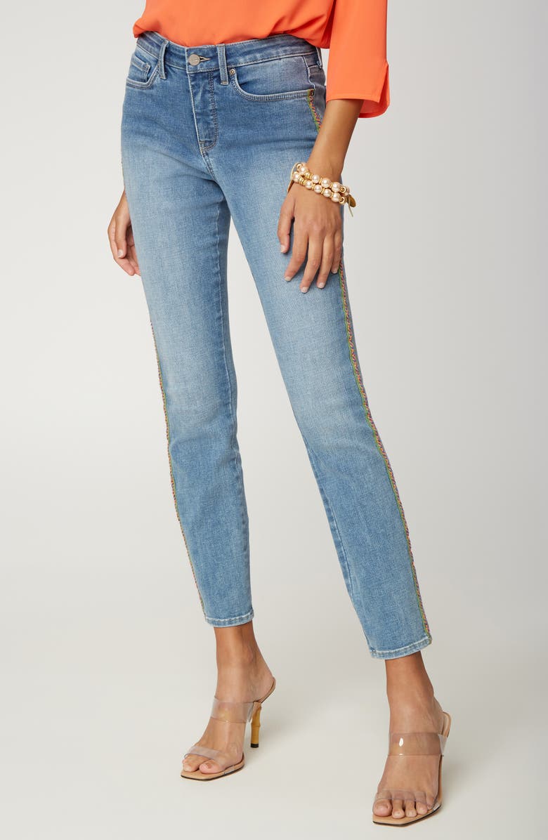 NYDJ Alina Pop Ankle Denim Leggings, Alternate, color,