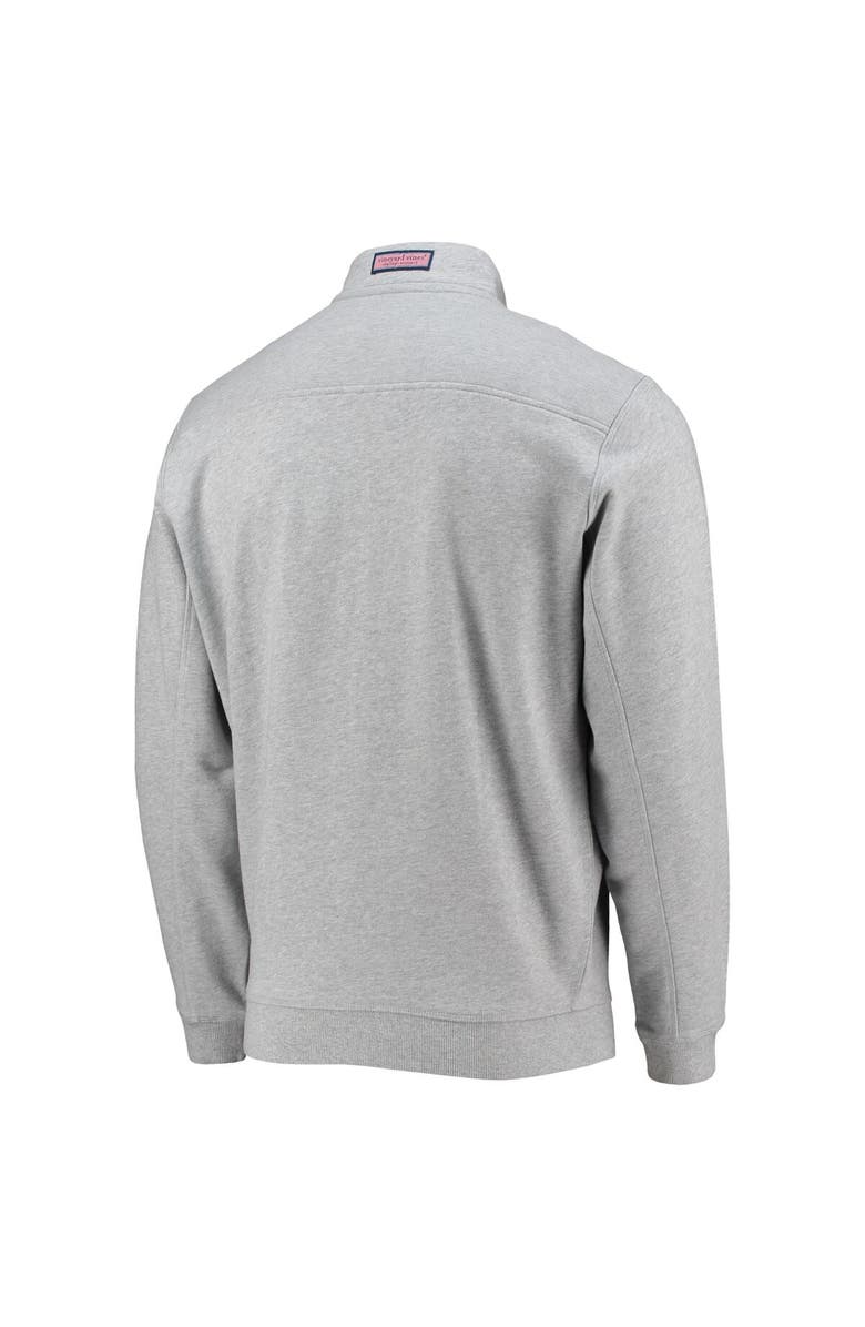 vineyard vines Men's Vineyard Vines Heather Gray Dallas Cowboys Shep Shirt Quarter-Zip Sweatshirt, Alternate, color, 