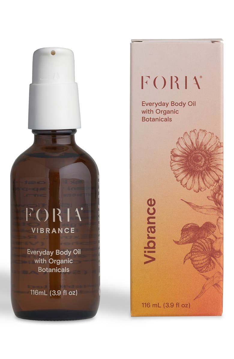 FORIA Everyday Body Oil with Organic Botanicals, Main, color, 