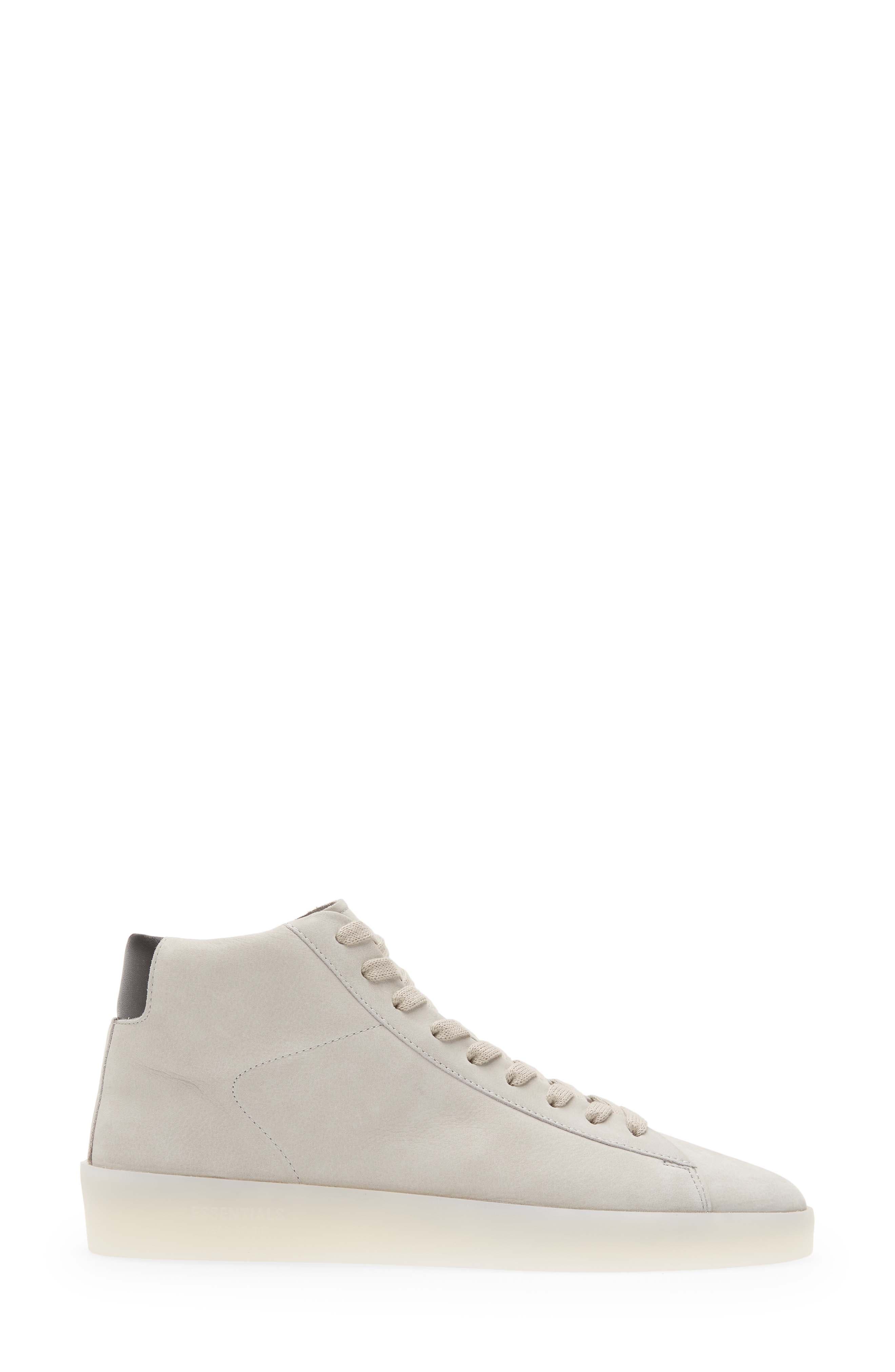 The Essential Tennis Mid Top Sneaker, Alternate, color, PEARL