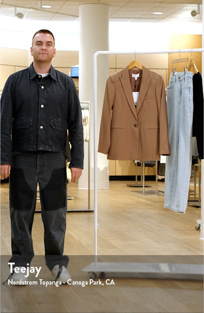 Wren One-Button Blazer, sales video thumbnail