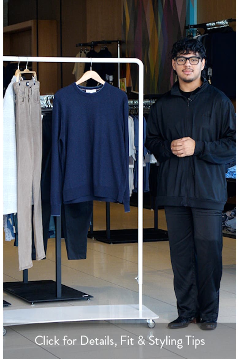 Grassi Crewneck Cotton & Cashmere Sweater video