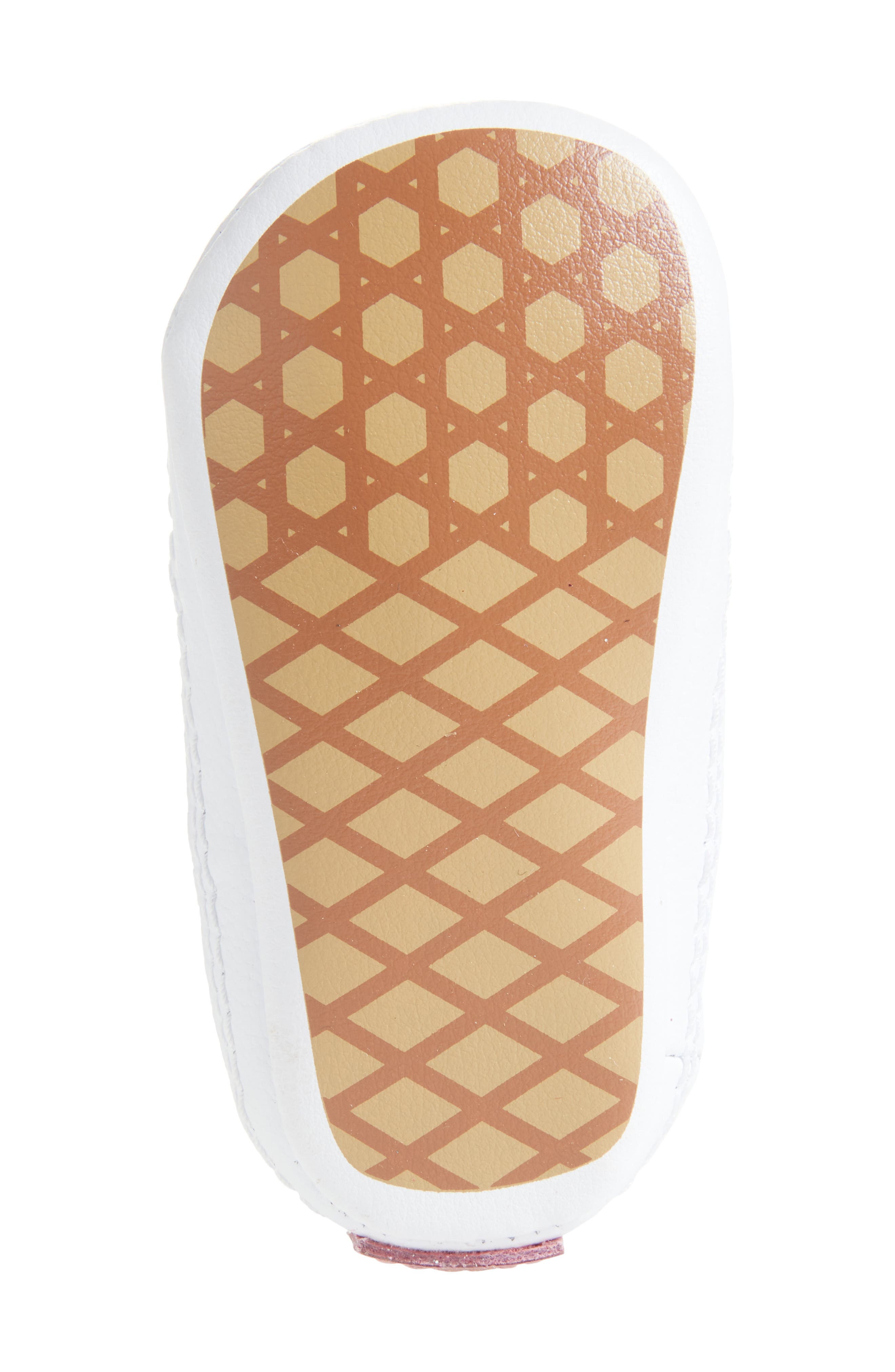 Vans Sk8-Hi Glitter Crib Shoe, Alternate, color, Glitter Pink Dawn