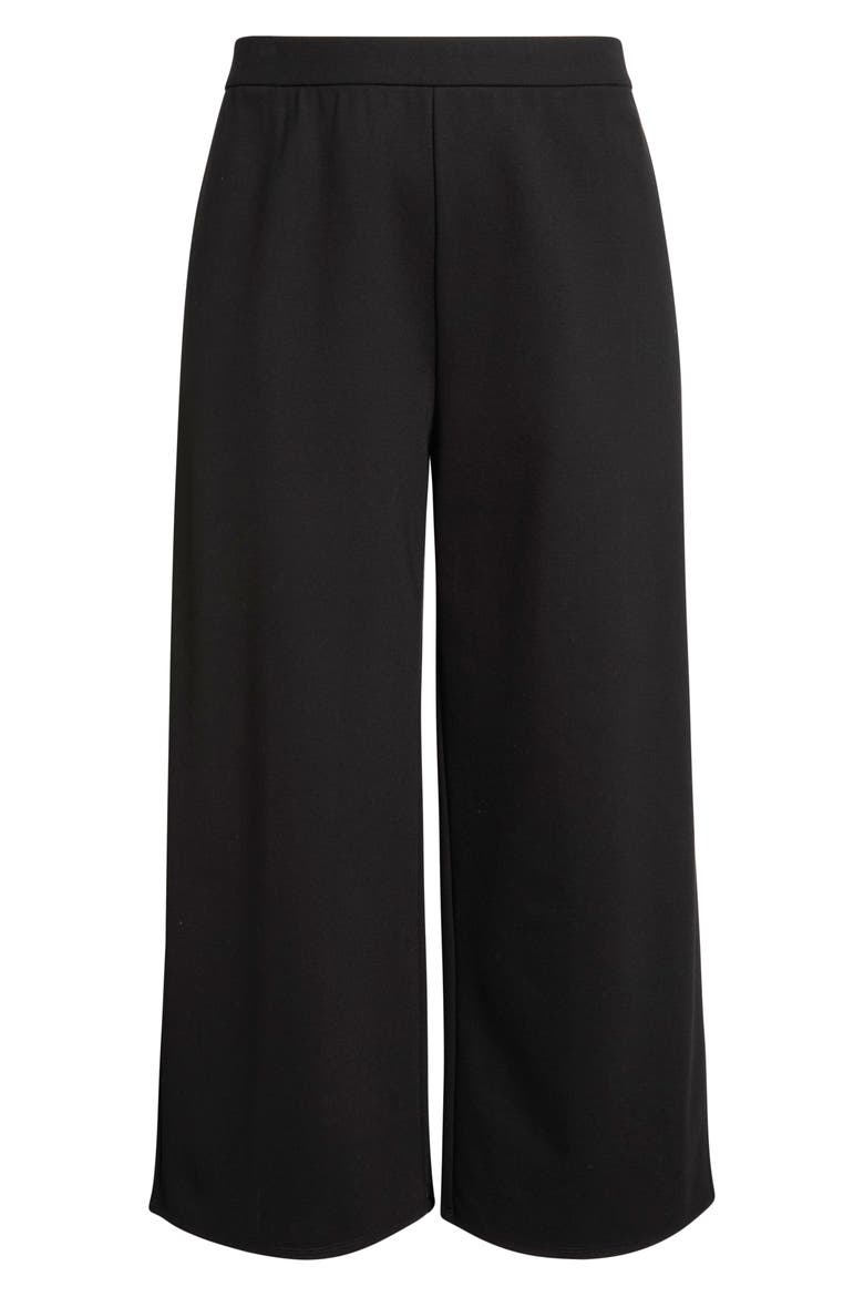 Ankle Wide Leg Pants, Alternate, color, BLACK