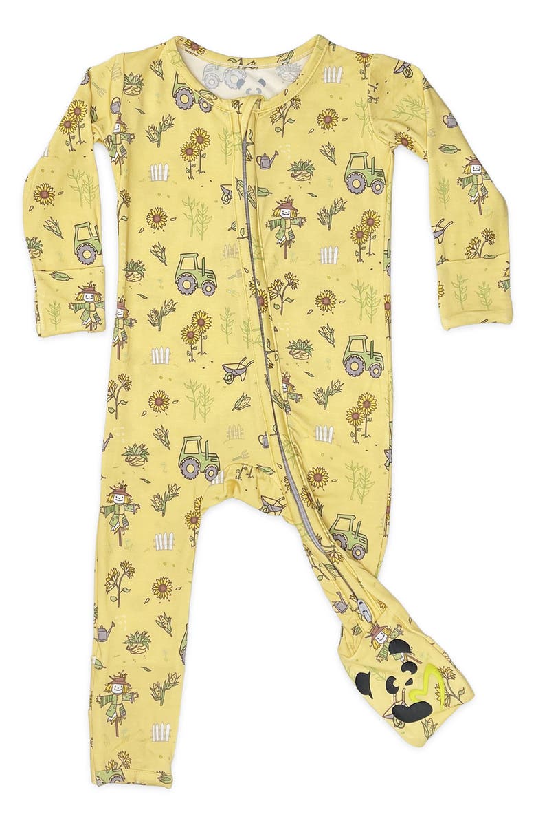 Bellabu Bear Kids' Harvest Convertible Footie Pajamas, Main, color,