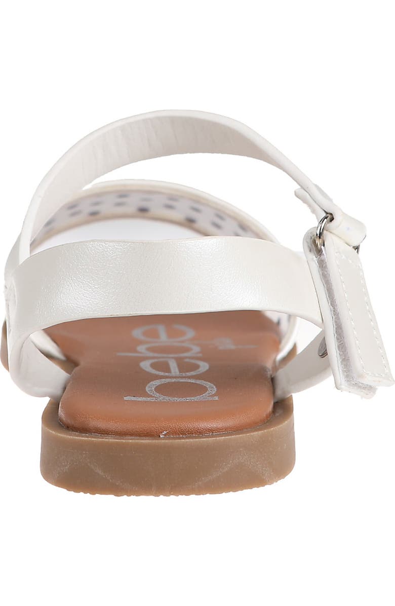 bebe Kids' Rhinestone Mesh Sandal, Alternate, color,